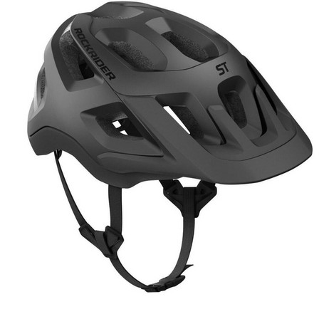 ROCKRIDER - Mountain Biking Helmet, Black