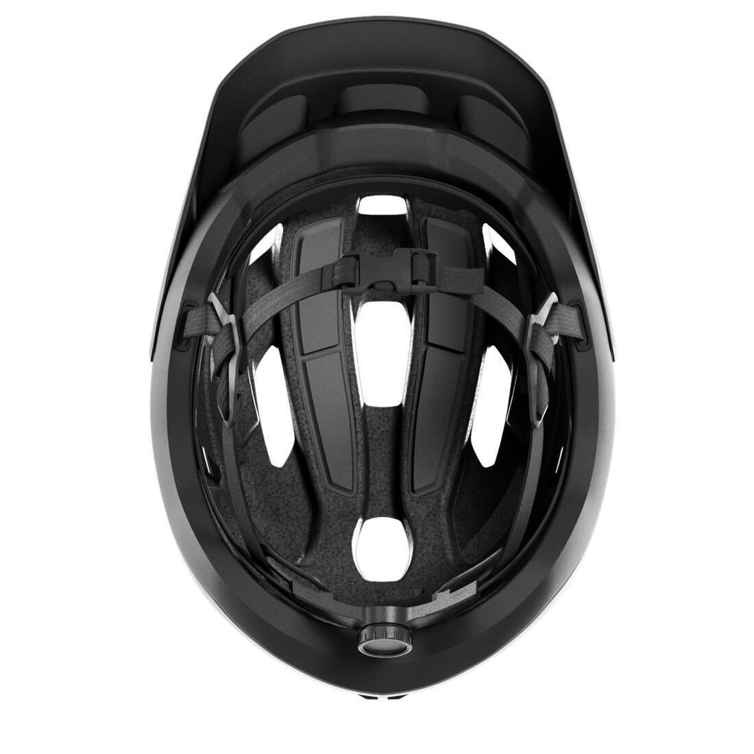 ROCKRIDER - Mountain Biking Helmet, Black