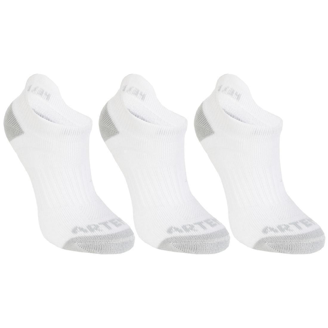 Kids' Low Tennis Socks Tri-Pack RS 160 Navy-White, , large image number 6