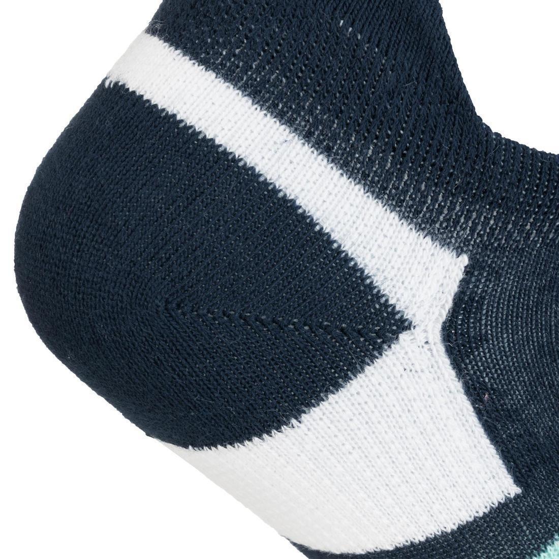 Kids' Low Tennis Socks Tri-Pack RS 160 Navy-White, , large image number 11