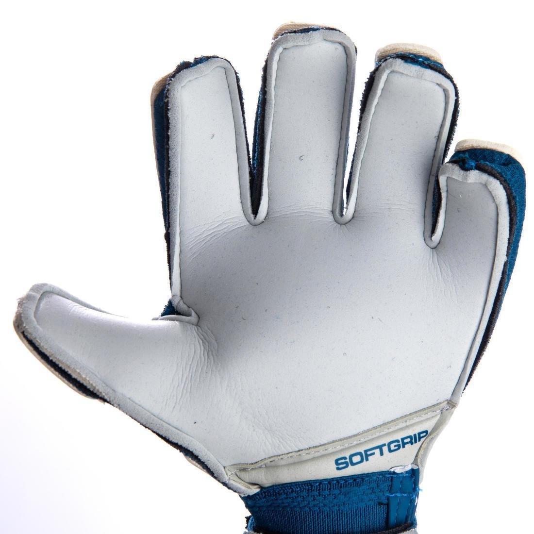 F500 Kids' Football Goalkeeper Gloves, Blue, No Color, large image number 2