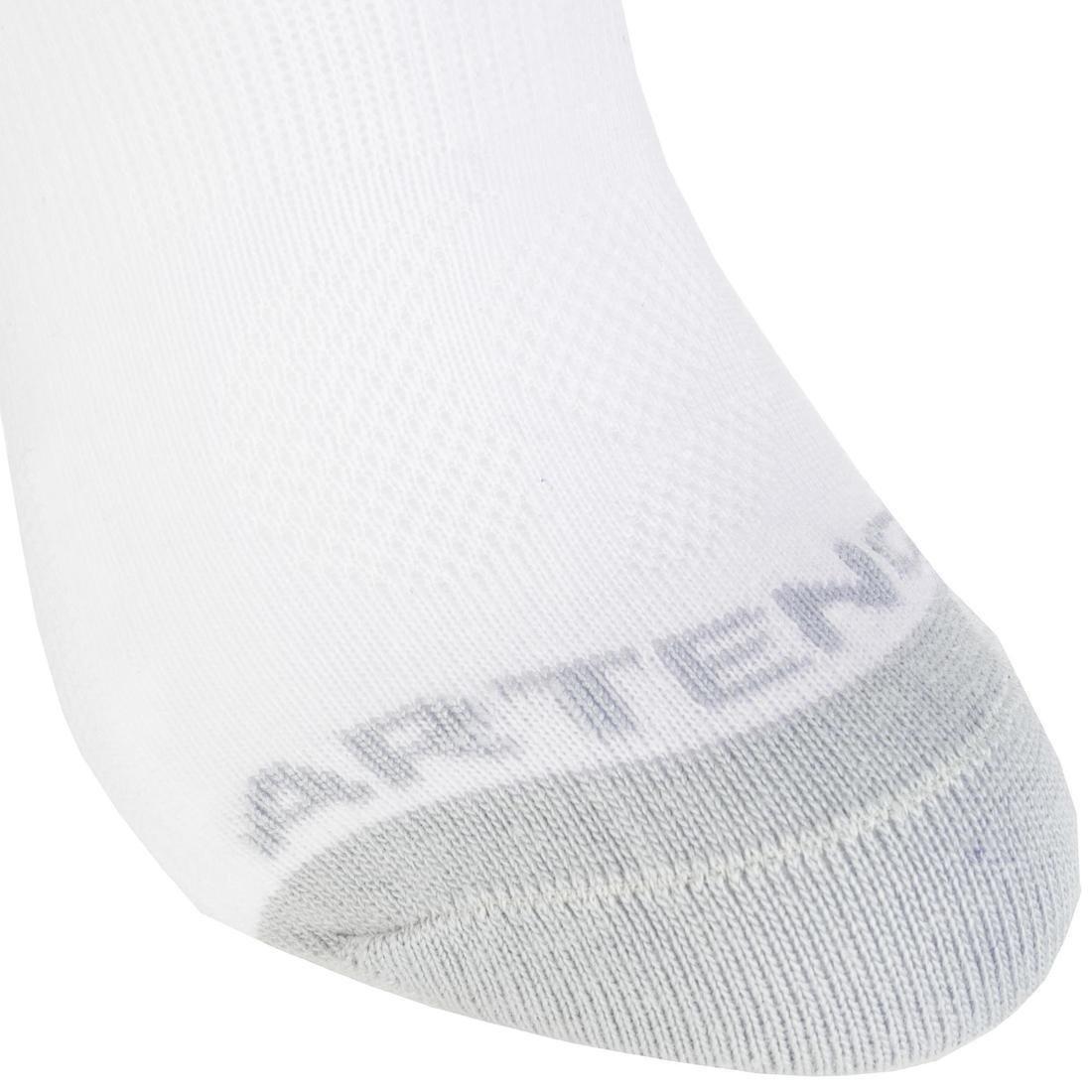 Kids Unisex Low Tennis Socks Tri-Pack - RS 500 , White, No Color, large image number 7
