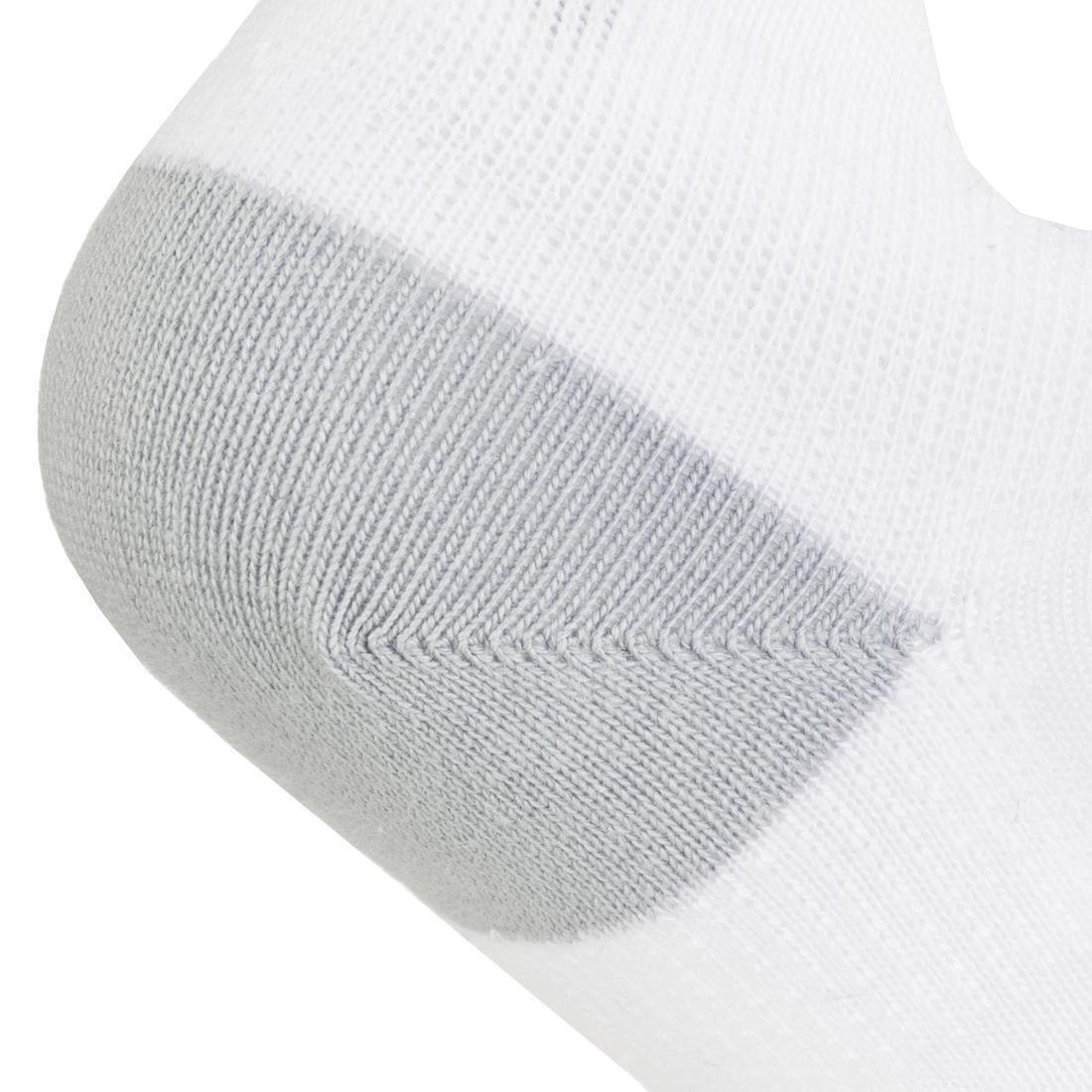 Kids Unisex Low Tennis Socks Tri-Pack - RS 500 , White, No Color, large image number 8