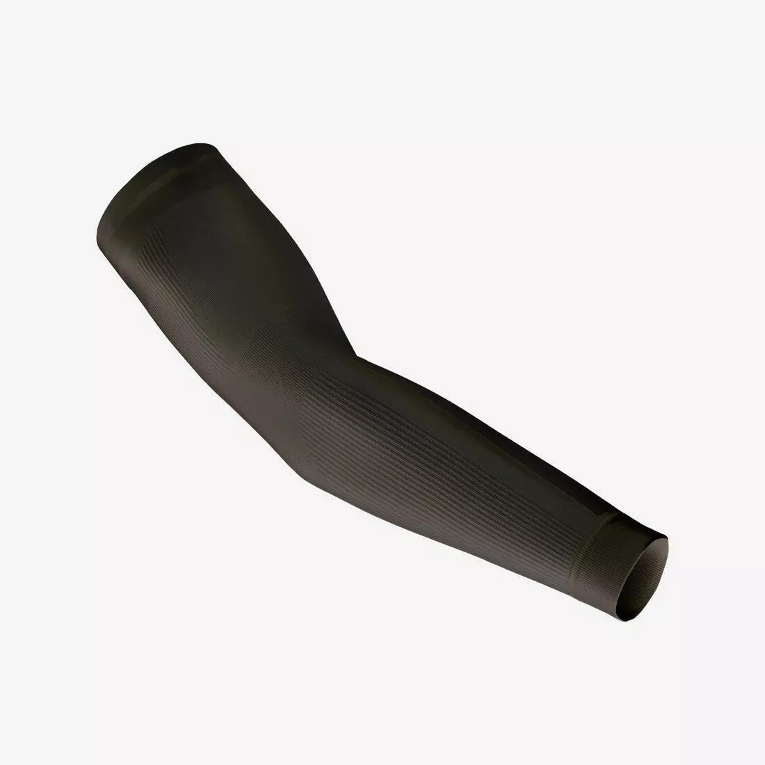 Unisex Pre-Shaped Cool Weather Arm Warmers, Black, , medium