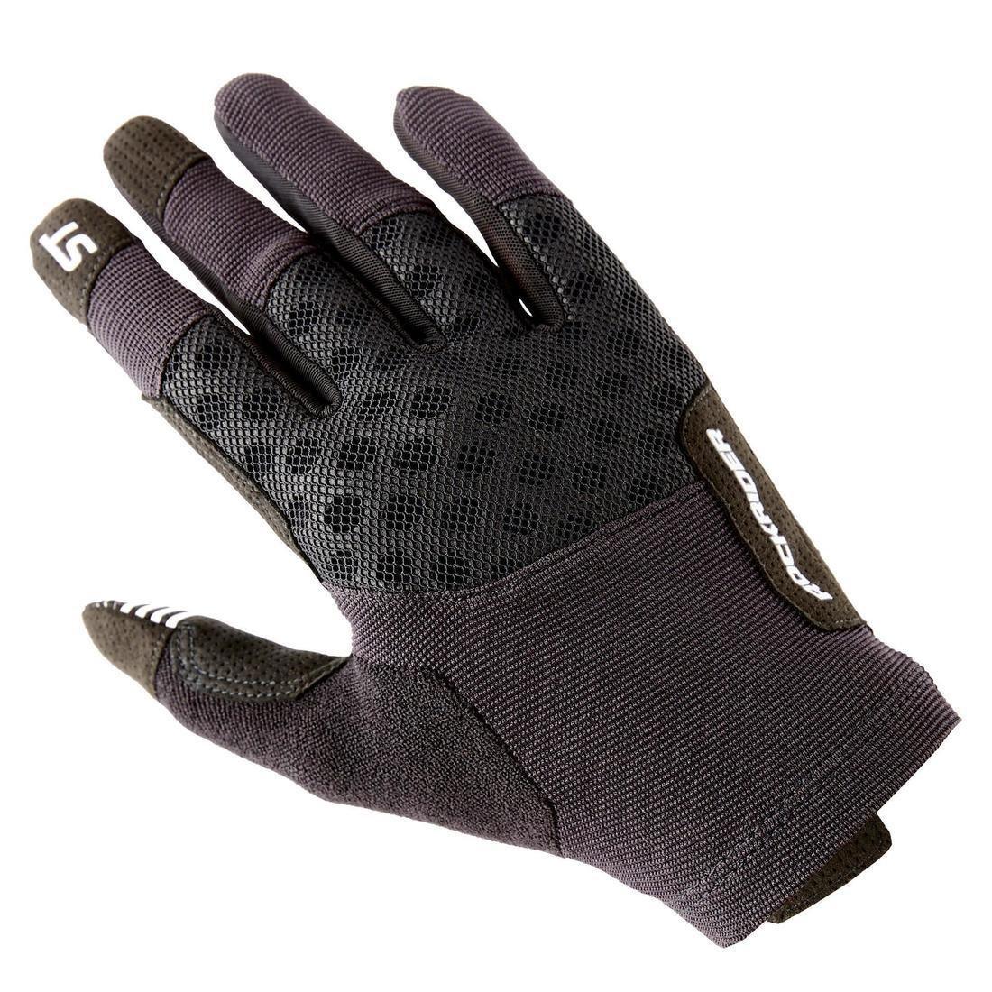 Mountain Biking Gloves ST 500, black, , large image number 1