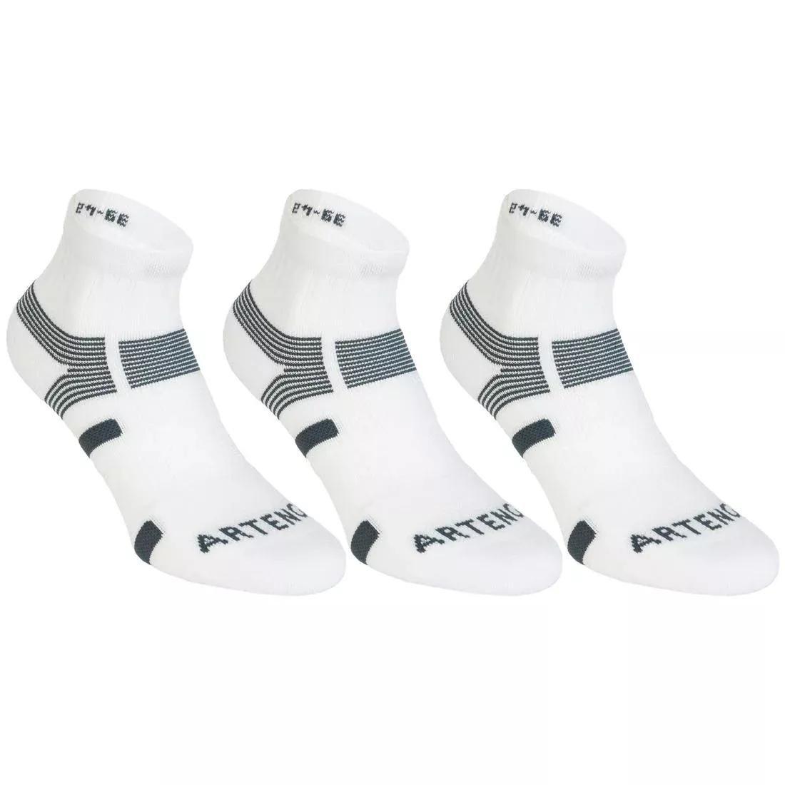 Rs 560 Mid Sports Socks Tri-Pack, White, 5401_000, large image number 1