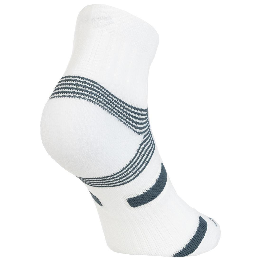 Rs 560 Mid Sports Socks Tri-Pack, White, 5401_000, large image number 6