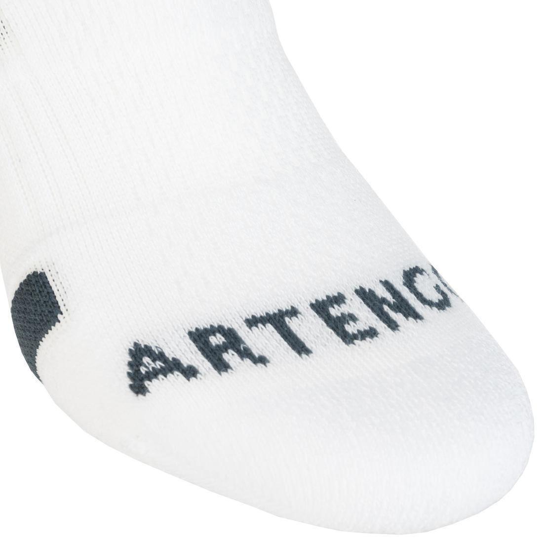 ARTENGO - Rs 560 Mid Sports Socks Tri-Pack, White