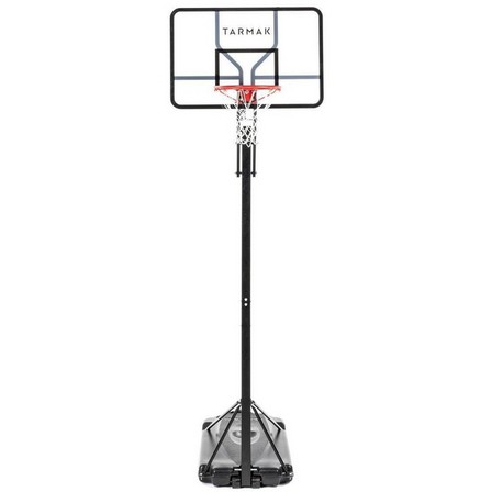 TARMAK - Basketball Hoop with Easy-Adjustment Stand (2.40m to 3.05m) B700 Pro, BLACK