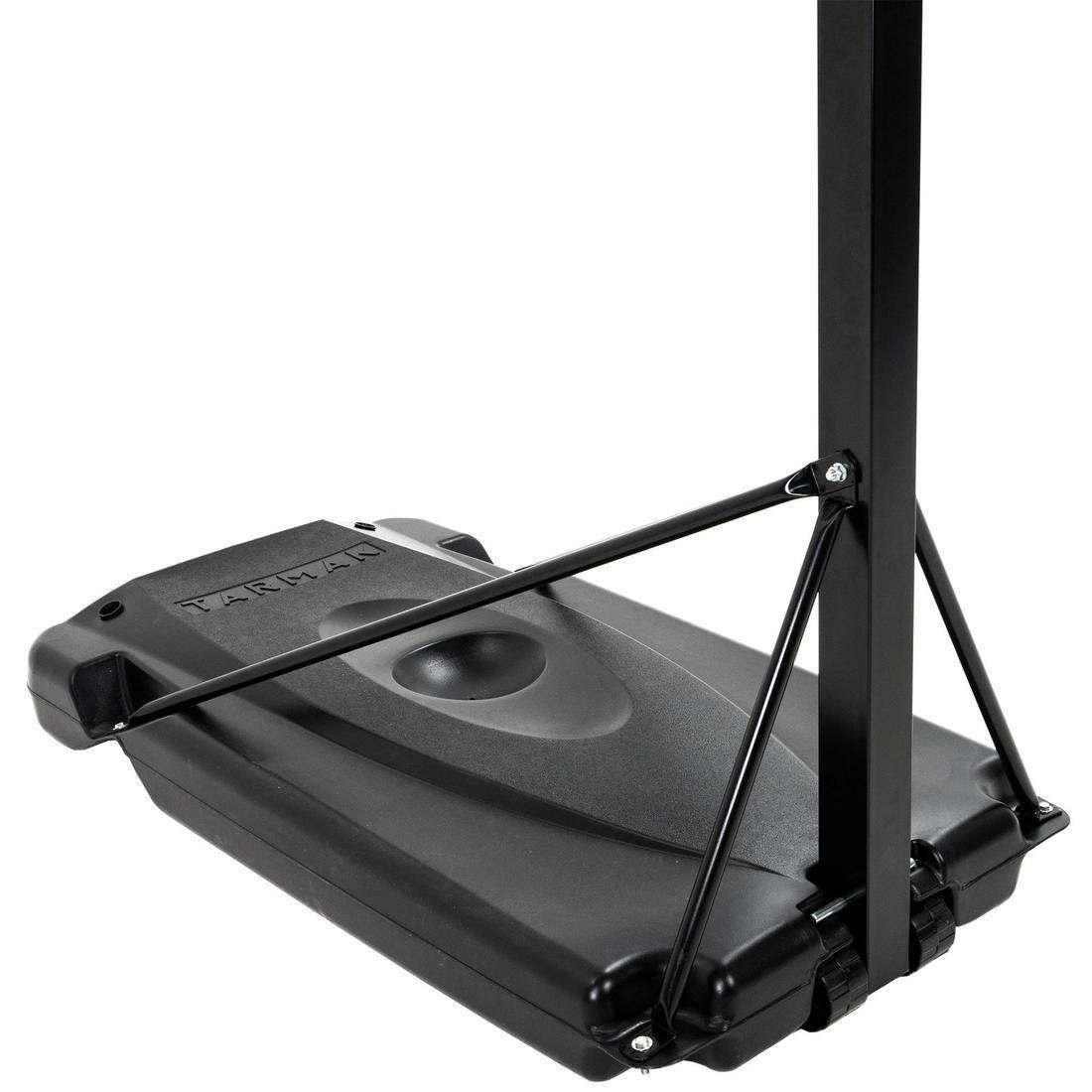 BLACK Basketball Hoop By Tarmak - 2.40m to 3.05m With Easy Adjustment, No Color, large image number 5