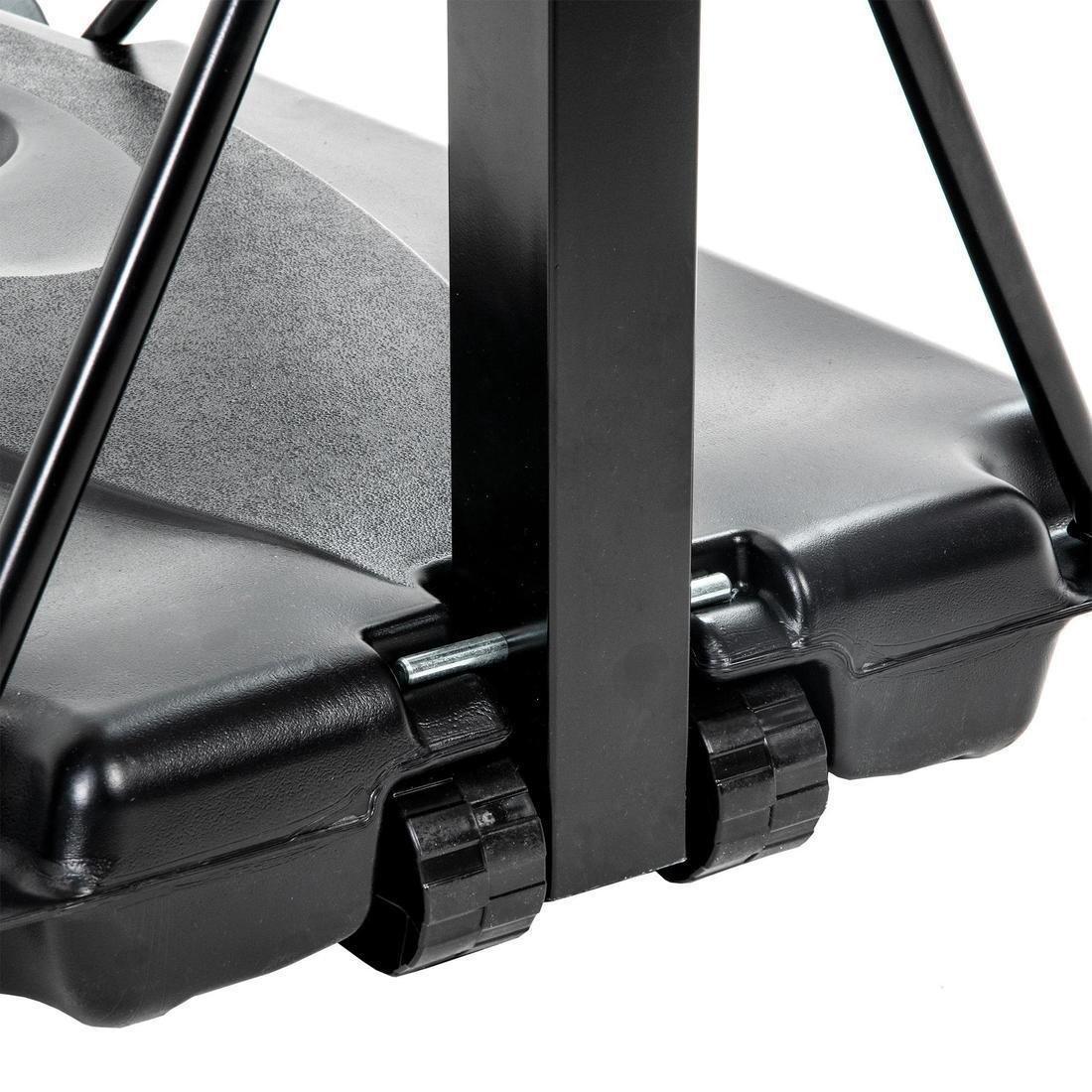 BLACK Basketball Hoop By Tarmak - 2.40m to 3.05m With Easy Adjustment, No Color, large image number 6