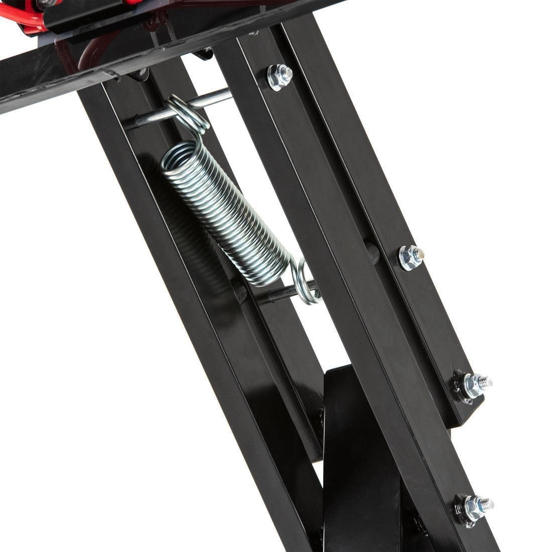 BLACK Basketball Hoop By Tarmak - 2.40m to 3.05m With Easy Adjustment, No Color, medium