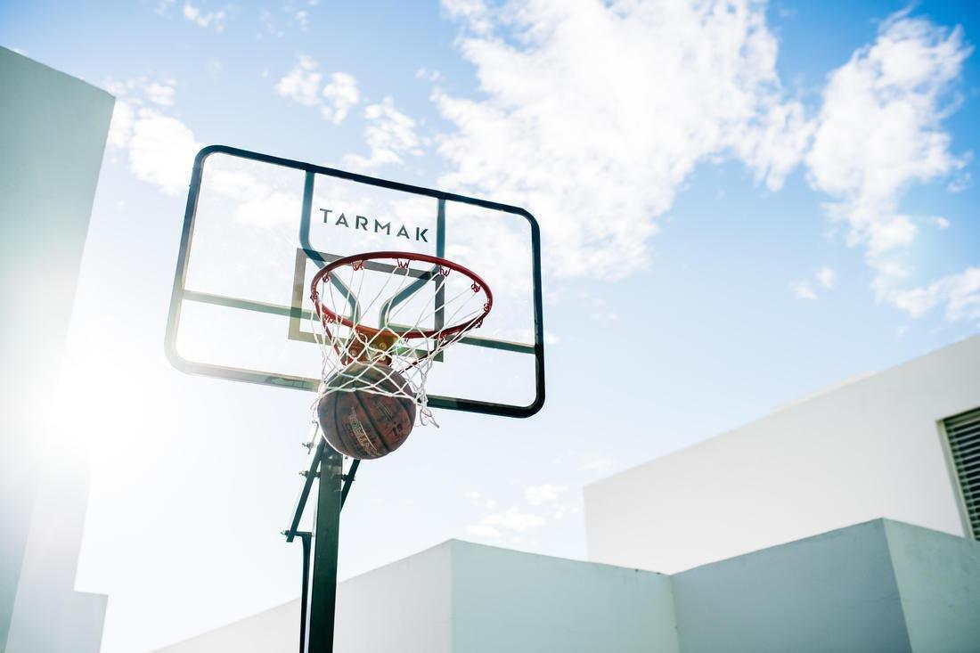 BLACK Basketball Hoop By Tarmak - 2.40m to 3.05m With Easy Adjustment, No Color, large image number 13