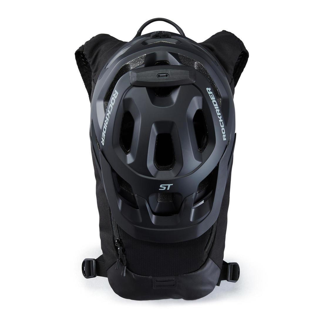 Mountain Biking 6 Hydration Backpack ST 520, Black, No Color, large image number 5