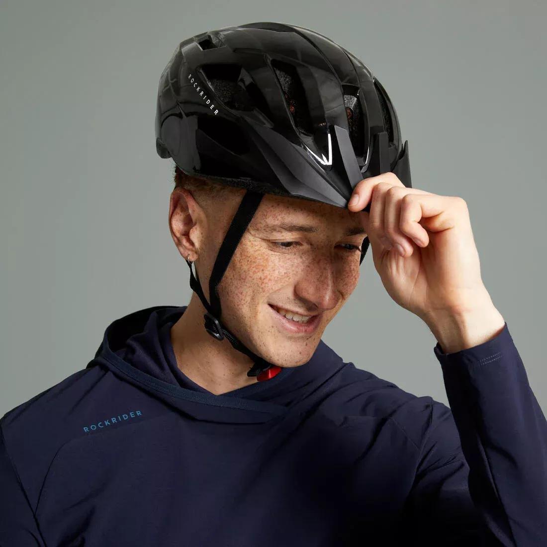 Unisex Mountain Bike Helmet - Expl 50, Black, , large image number 1