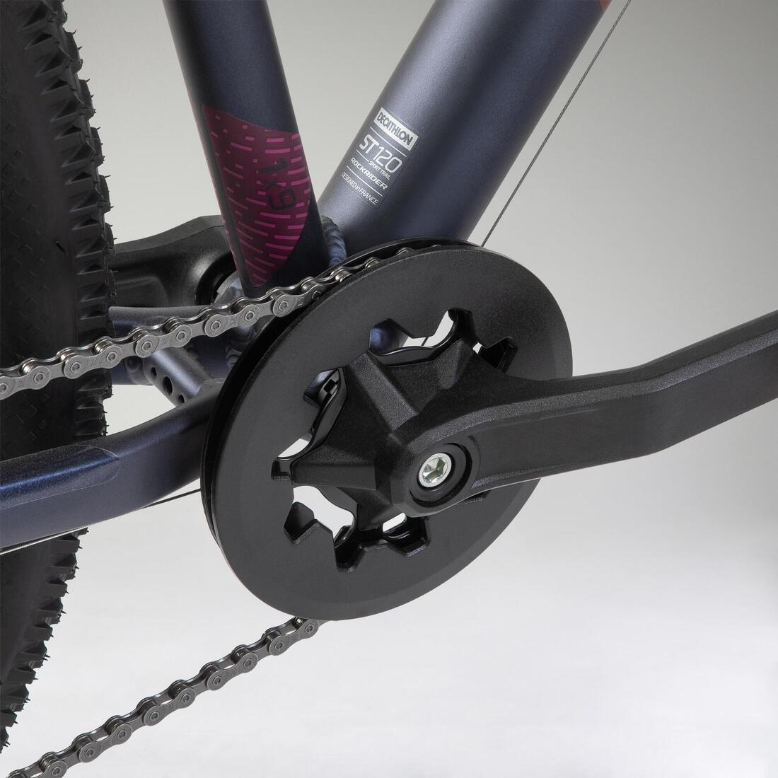 Women's   27.5 Mountain Bike St 120, Navy Blue, No Color, large image number 3