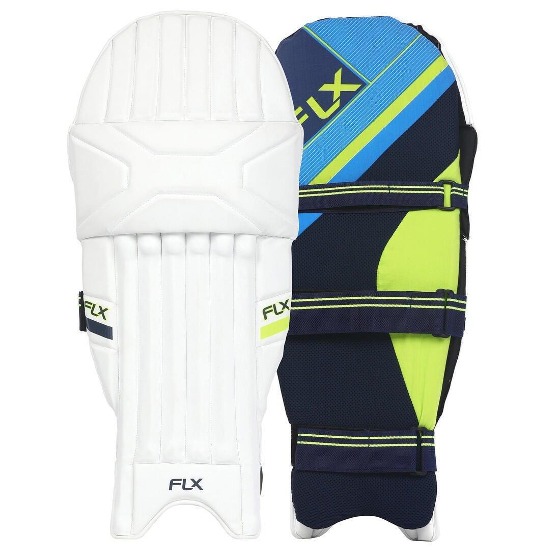 Cricket Batting Pad - Bp 100, Fluorescent Blue, , large image number 0