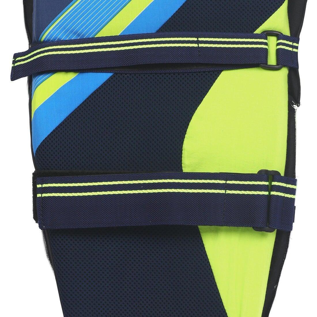 Cricket Batting Pad - Bp 100, Fluorescent Blue, , large image number 1