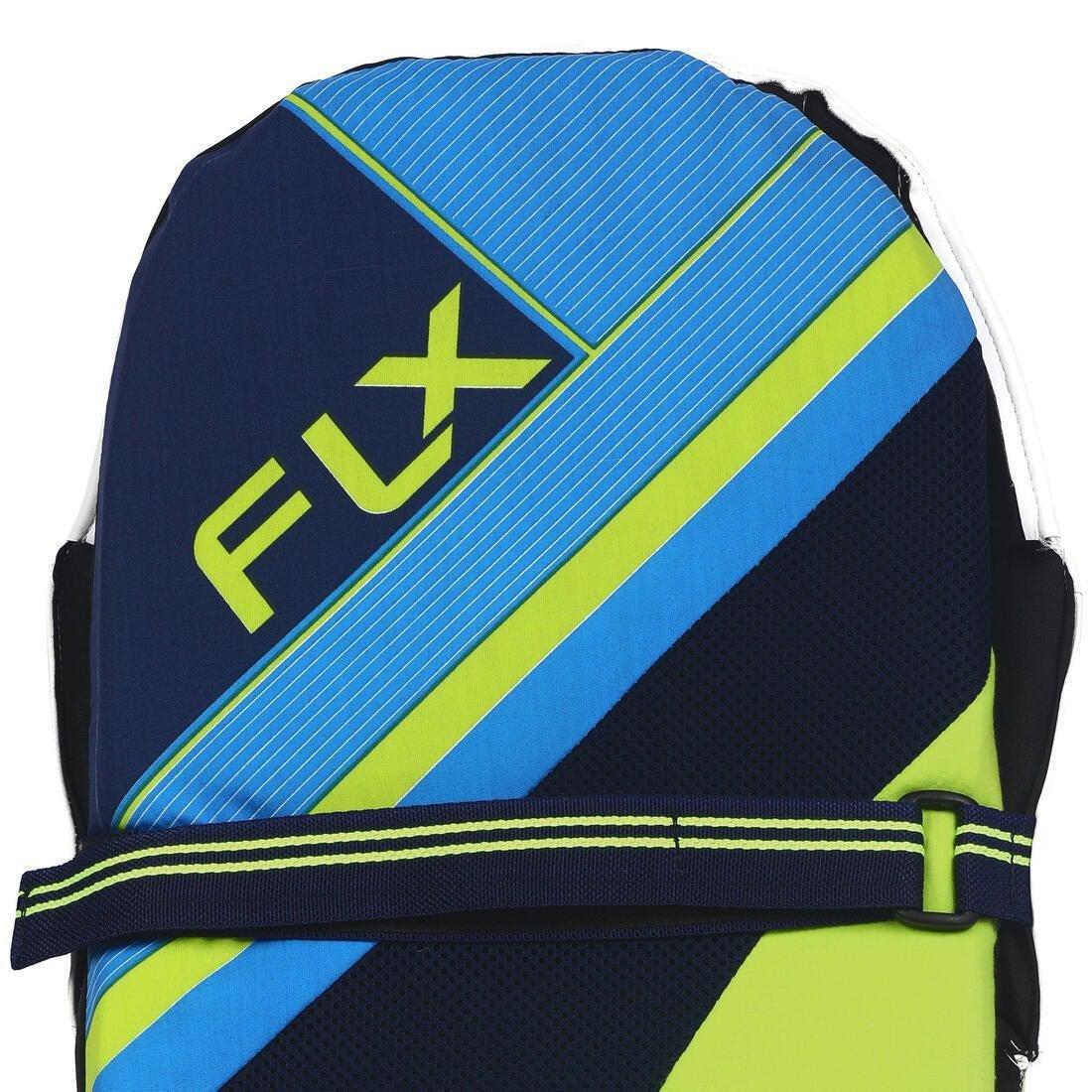 Cricket Batting Pad - Bp 100, Fluorescent Blue, , large image number 2