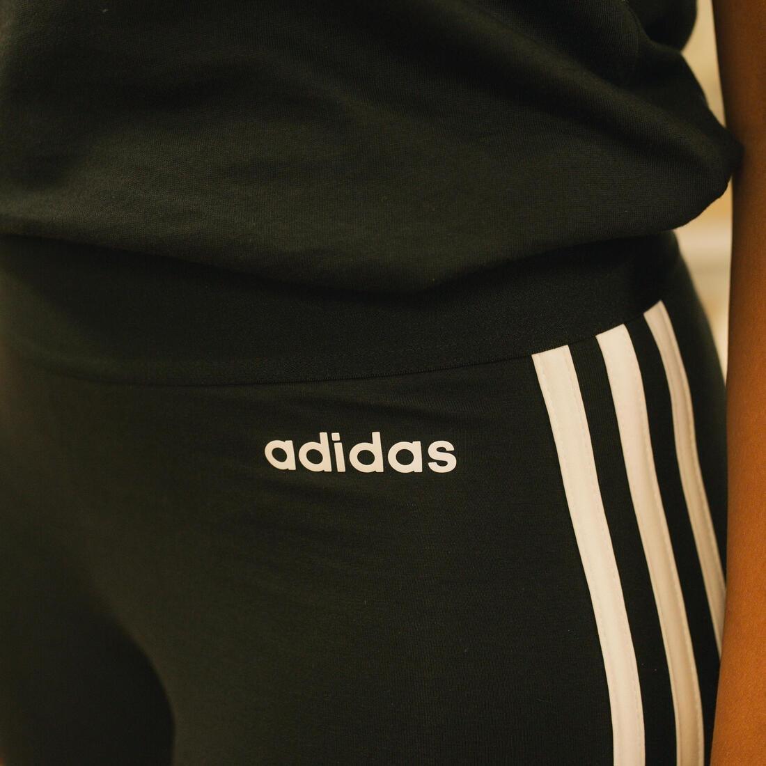 Women 3 Stripe Leggings, Black, No Color, large image number 11