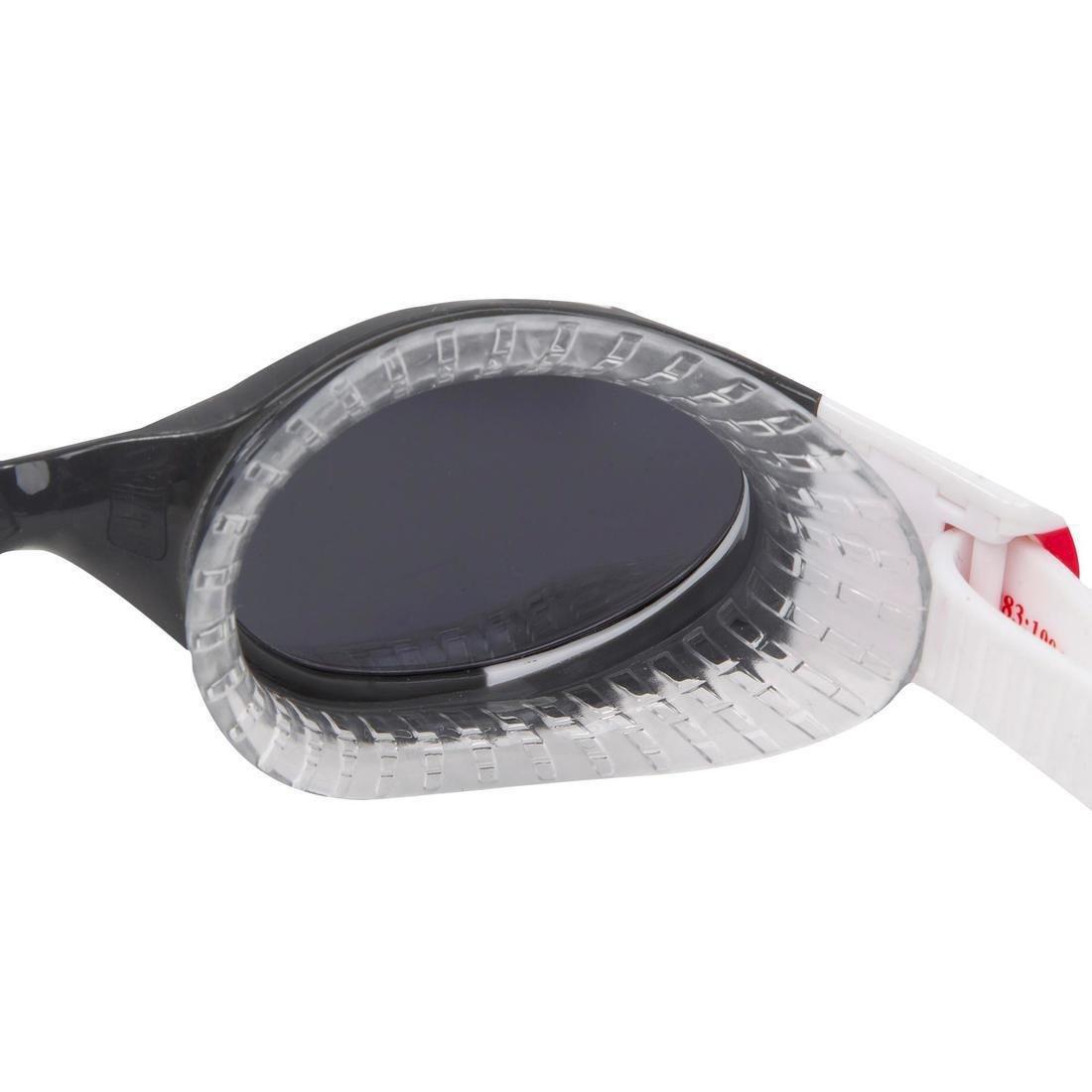 BLACK Futura BioFuse Speedo Swimming Goggles - Mirror - White/Red, , large image number 10