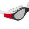 SPEEDO - Futura BioFuse Speedo Swimming Goggles - Mirror - White/Red, BLACK