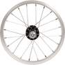 BTWIN - Kids Rear Wheel 14 Freewheel Drum Brake / Vbrake, Light Grey