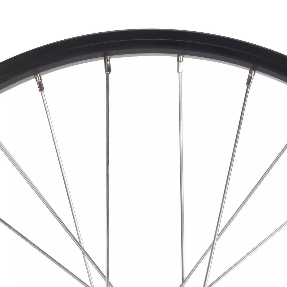 BLACK Kids' Bike Wheel 20 Front - Black, No Color, large image number 3