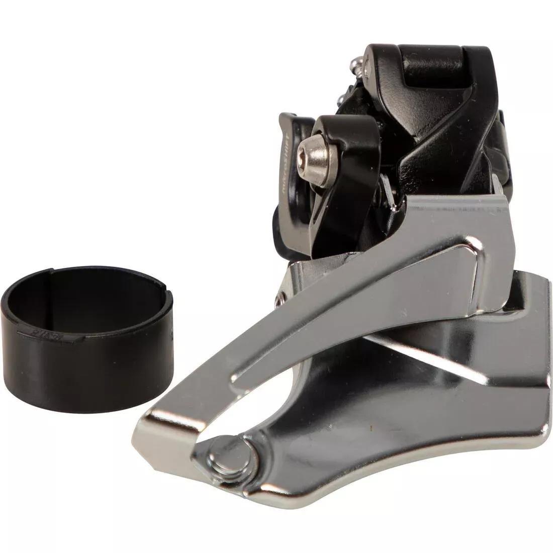 2x9-Speed 31.8/34.9 mm Top / Bottom Pull Top Swing Front Derailleur, No Color, large image number 0