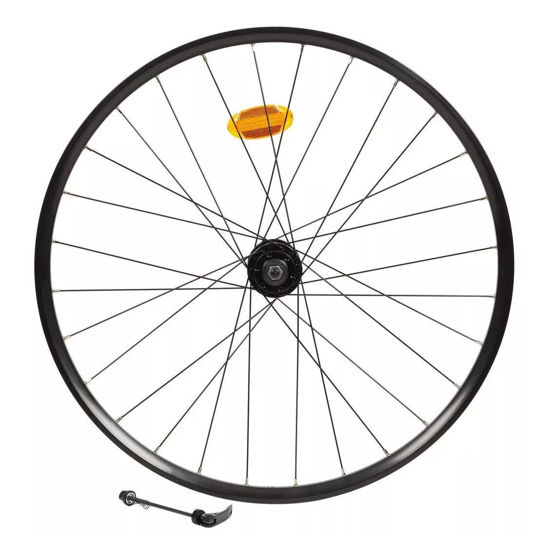 27.5 x 23c Double-Walled Disc Brake QR Tubeless Compatible MTB Front Wheel, No Color, medium