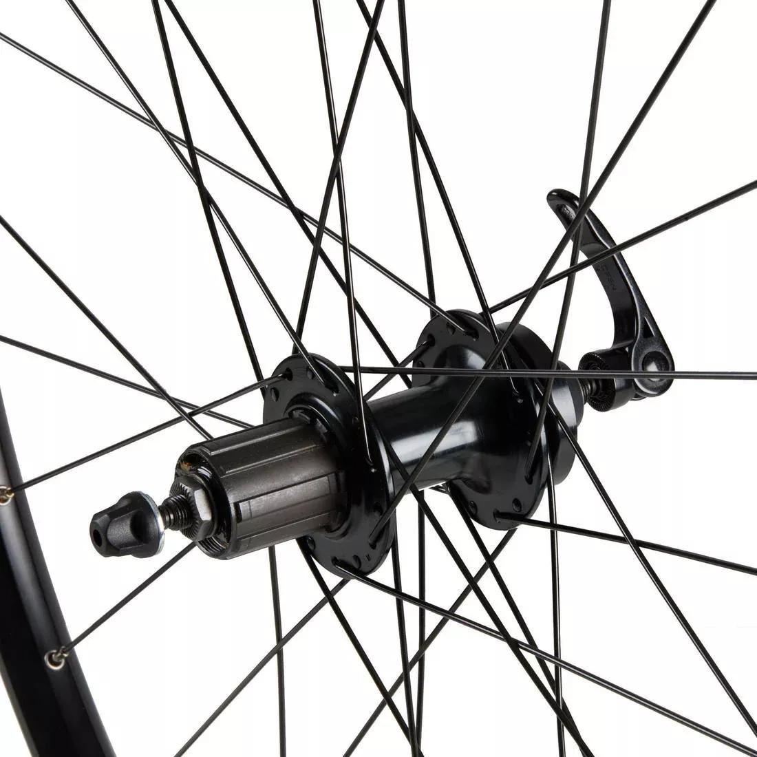 DEFAULT 27.5x23c Double-Walled QR TT Cassette Disc Brake Mountain Bike Rear Wheel, No Color, large image number 1