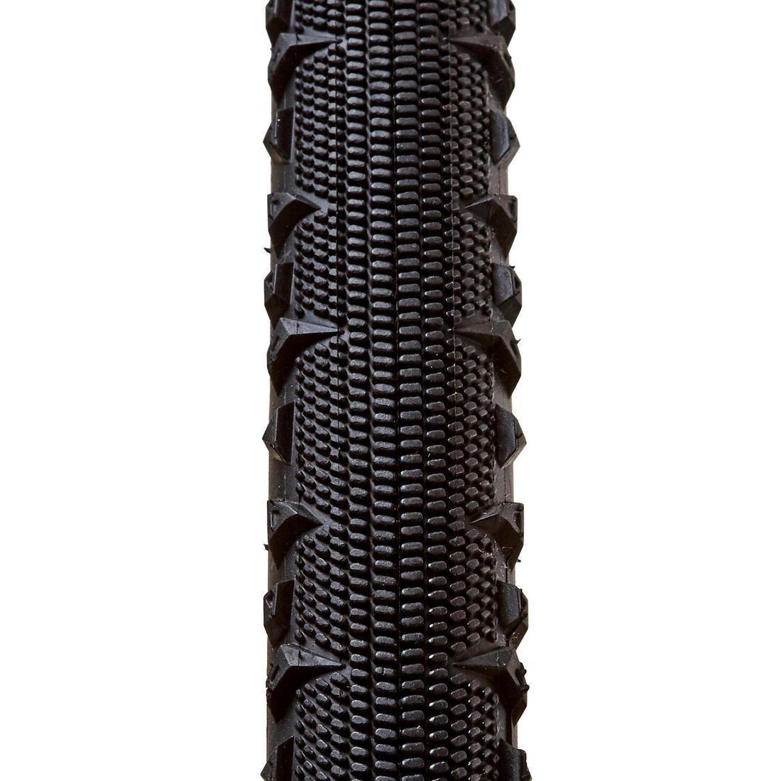 BLACK Gravel Bike Tyre 700x32, No Color, large image number 3