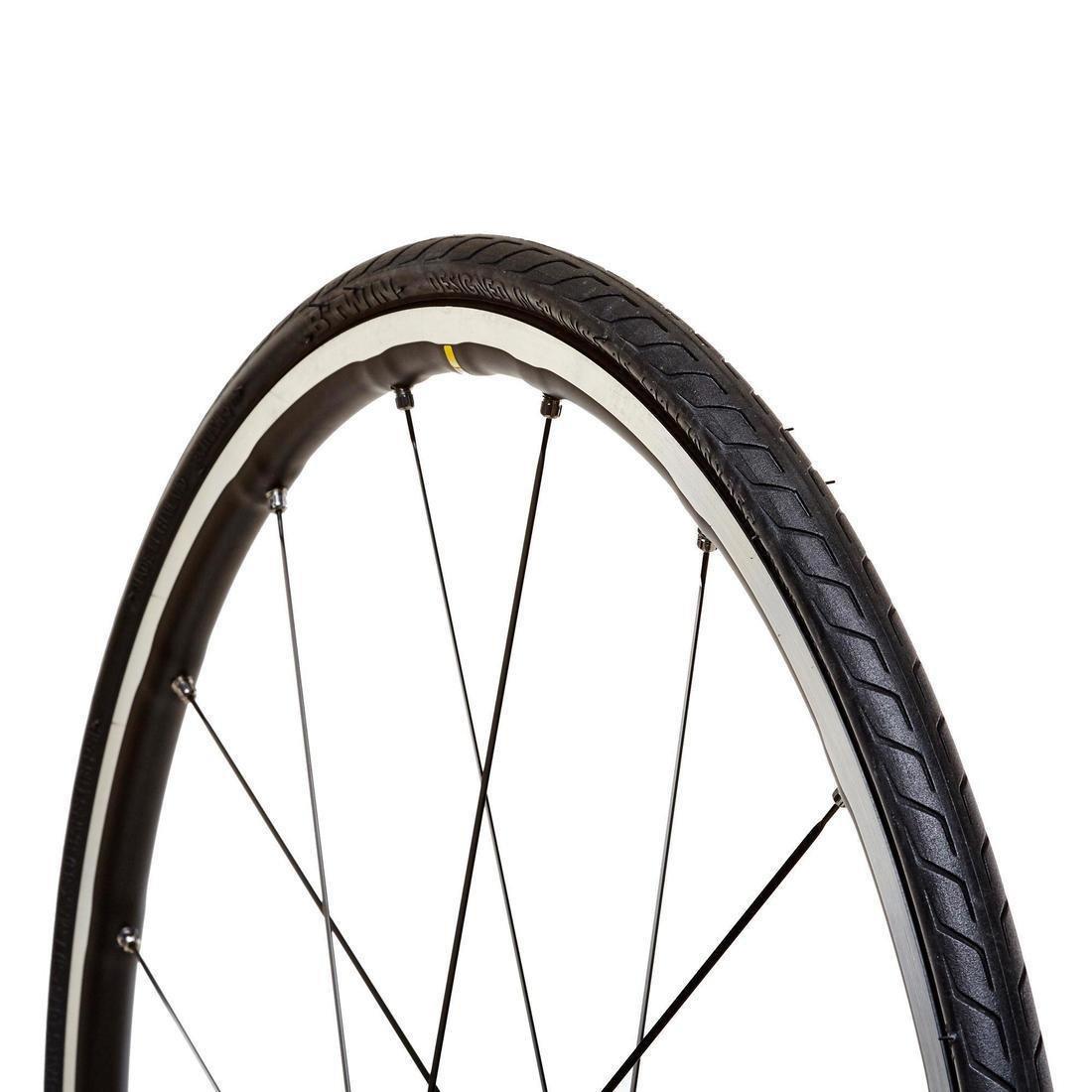 Triban Protect Road Bike Tyre 700x32, No Color, large image number 0