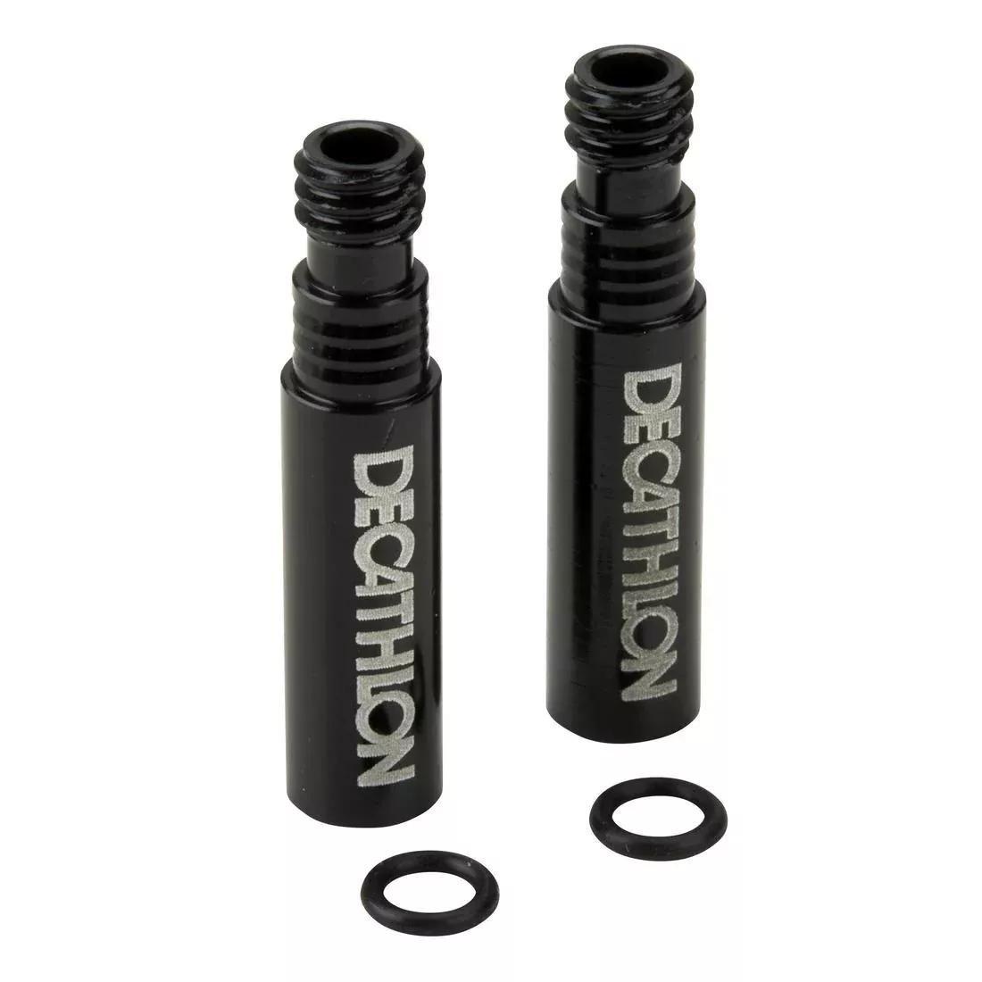 Road Bike Valve Extenders, Black, , large image number 0