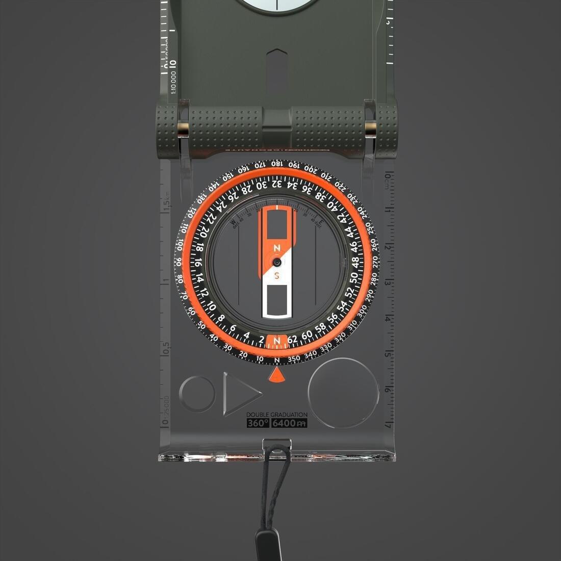 Explorer 900 Sighting Compass In Degrees And Mils, No Color, large image number 3