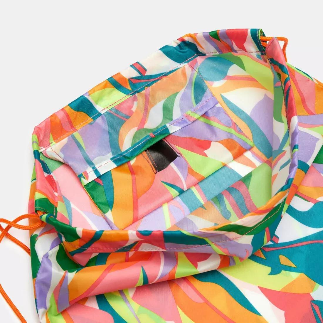 Fold-Down Fitness Shoe Bag, Black, No Color, large image number 7