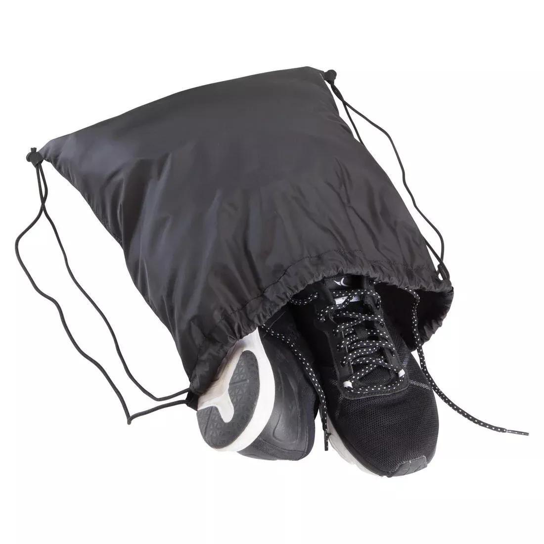 Fold-Down Fitness Shoe Bag, Black, No Color, large image number 14