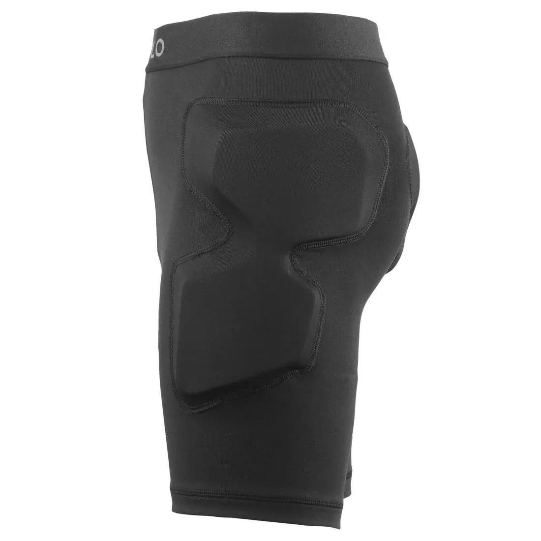 OXELO - Kids Inline Skating Skateboarding Scootering Protective Shorts - Ps100 ,Black