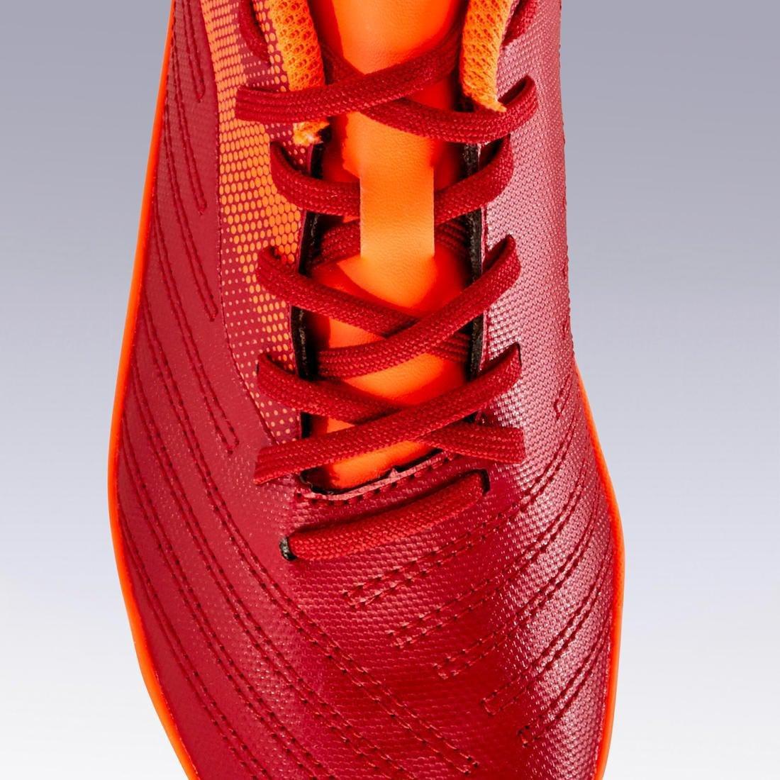 KIPSTA - Kids Boys Lace-Up Firm Ground Football Boots - Agility 140 Fg, Orange