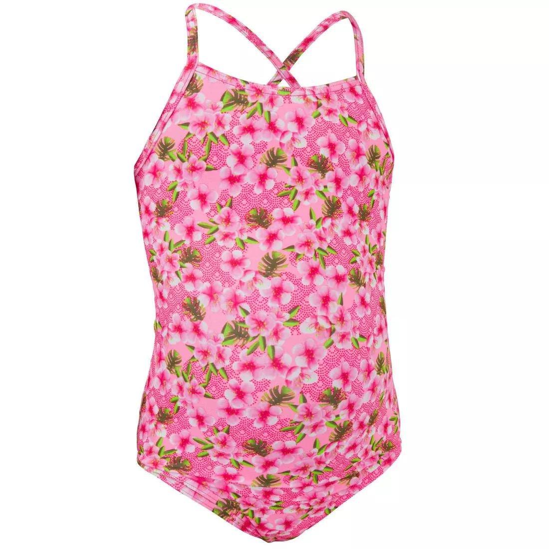 Kids Girls 1-Piece Swimsuit - Hanalei100, Pink, , large image number 0