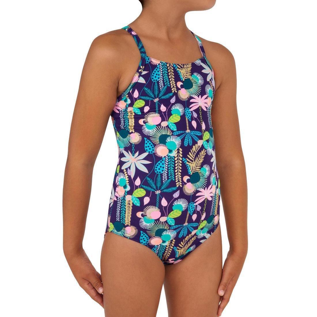 Kids Girls 1-Piece Swimsuit - Hanalei100, Pink, , large image number 1