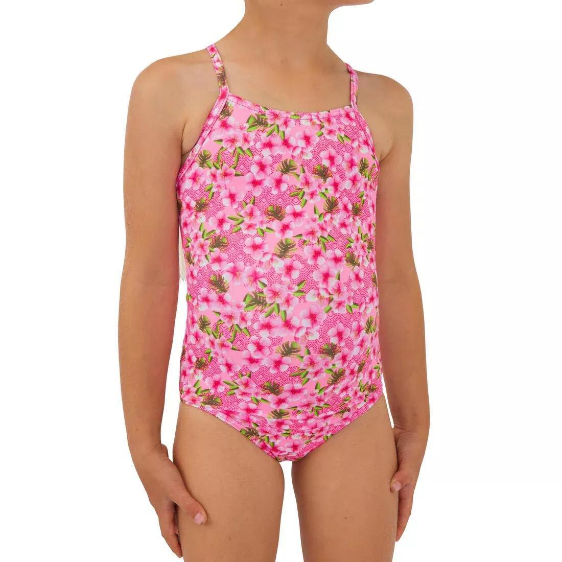 Kids Girls 1-Piece Swimsuit - Hanalei100, Pink, , large image number 4