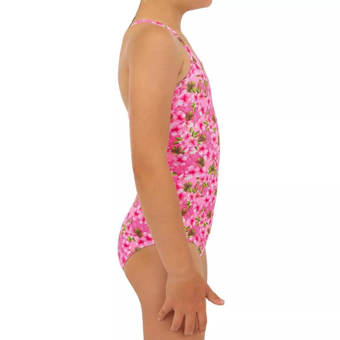 Kids Girls 1-Piece Swimsuit - Hanalei100, Pink, , large image number 6