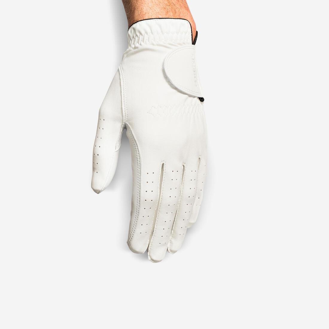 ULTRA WHITE Men's golf glove right handed, 500, , large image number 1