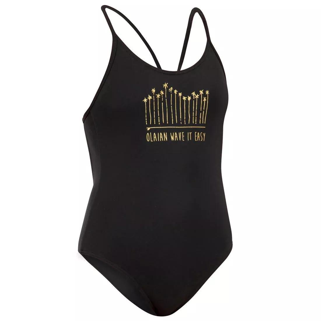 One-Piece Swimsuit 100, Black, , large image number 1