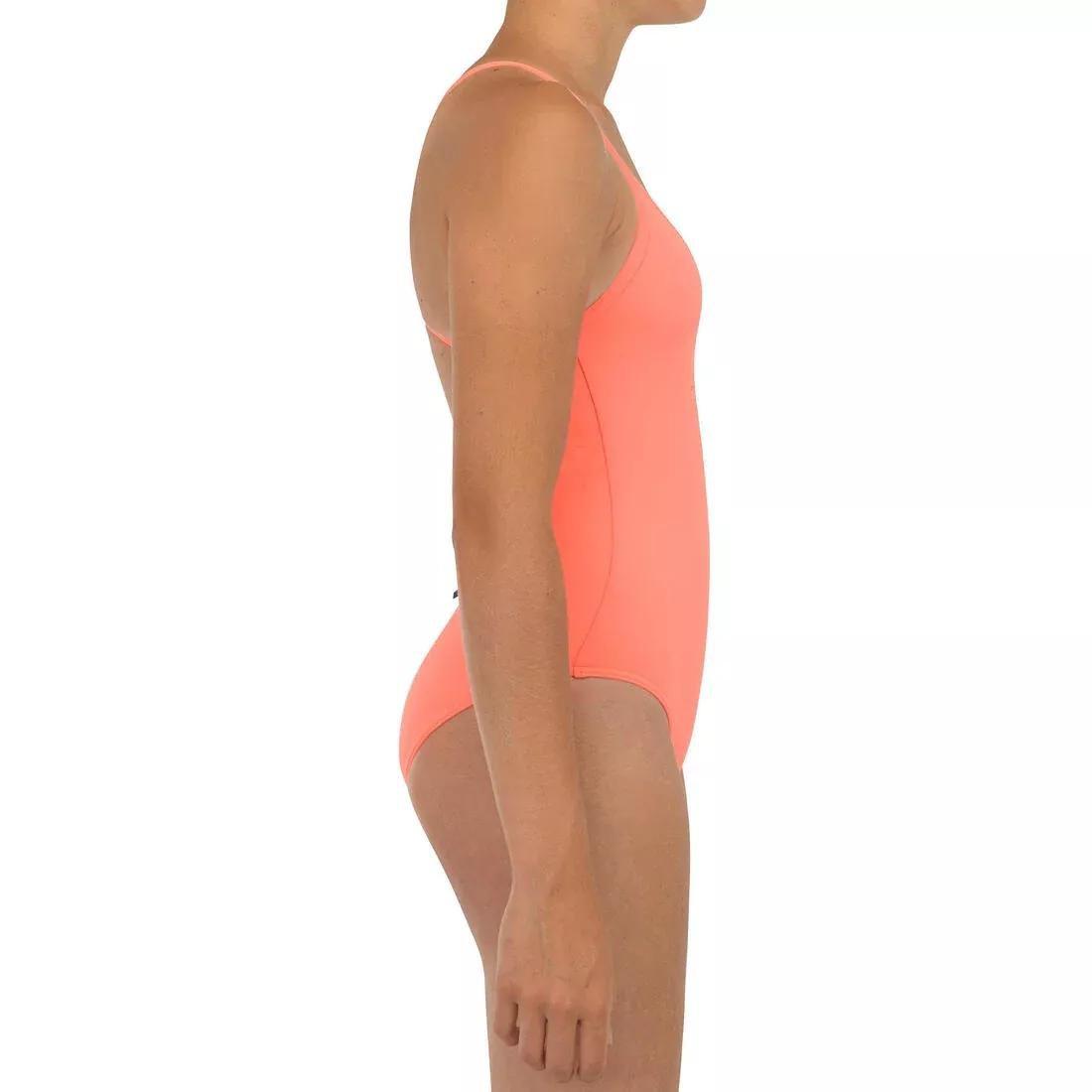 Kids Girls One-Piece Swimsuit - 100, Pink, , large image number 11