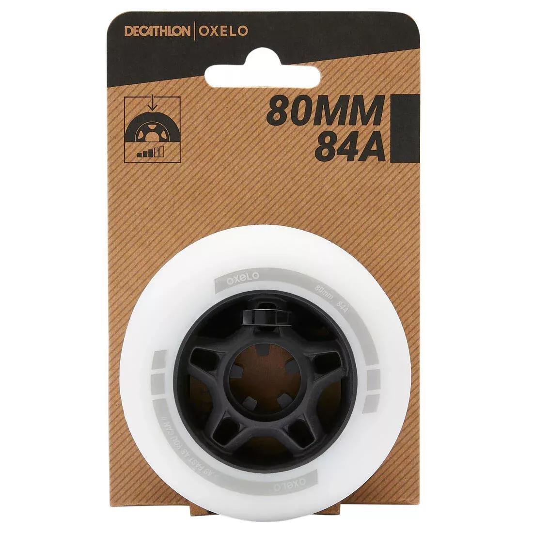 Pack of 4 Inline Skate Wheels, No Color, large image number 9