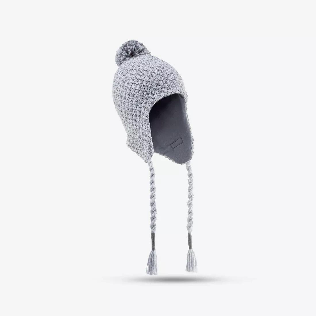 Kids Timeless Ski Peruvian Hat, Grey, No Color, large image number 0