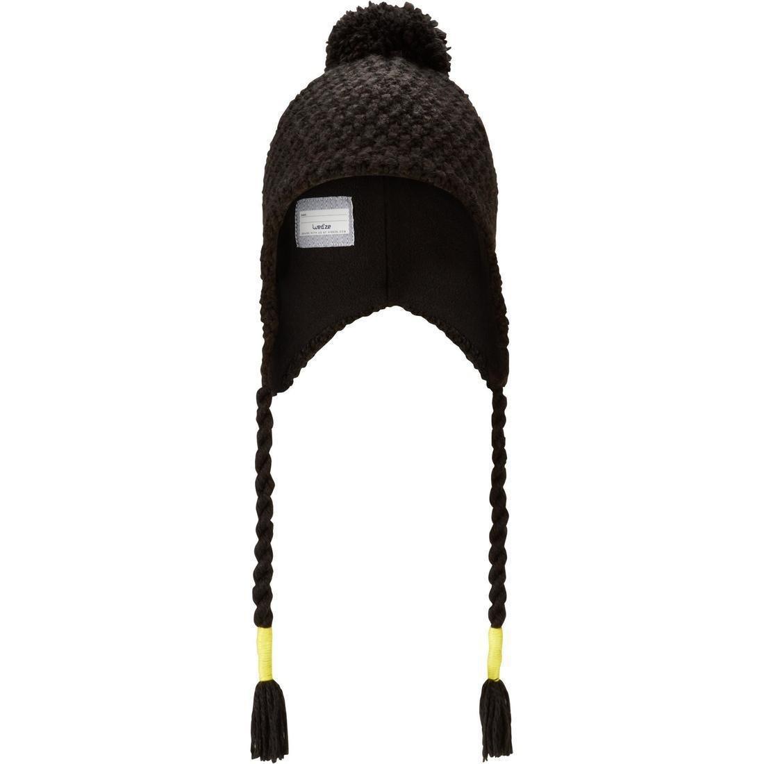 Kids Timeless Ski Peruvian Hat, Grey, No Color, large image number 3