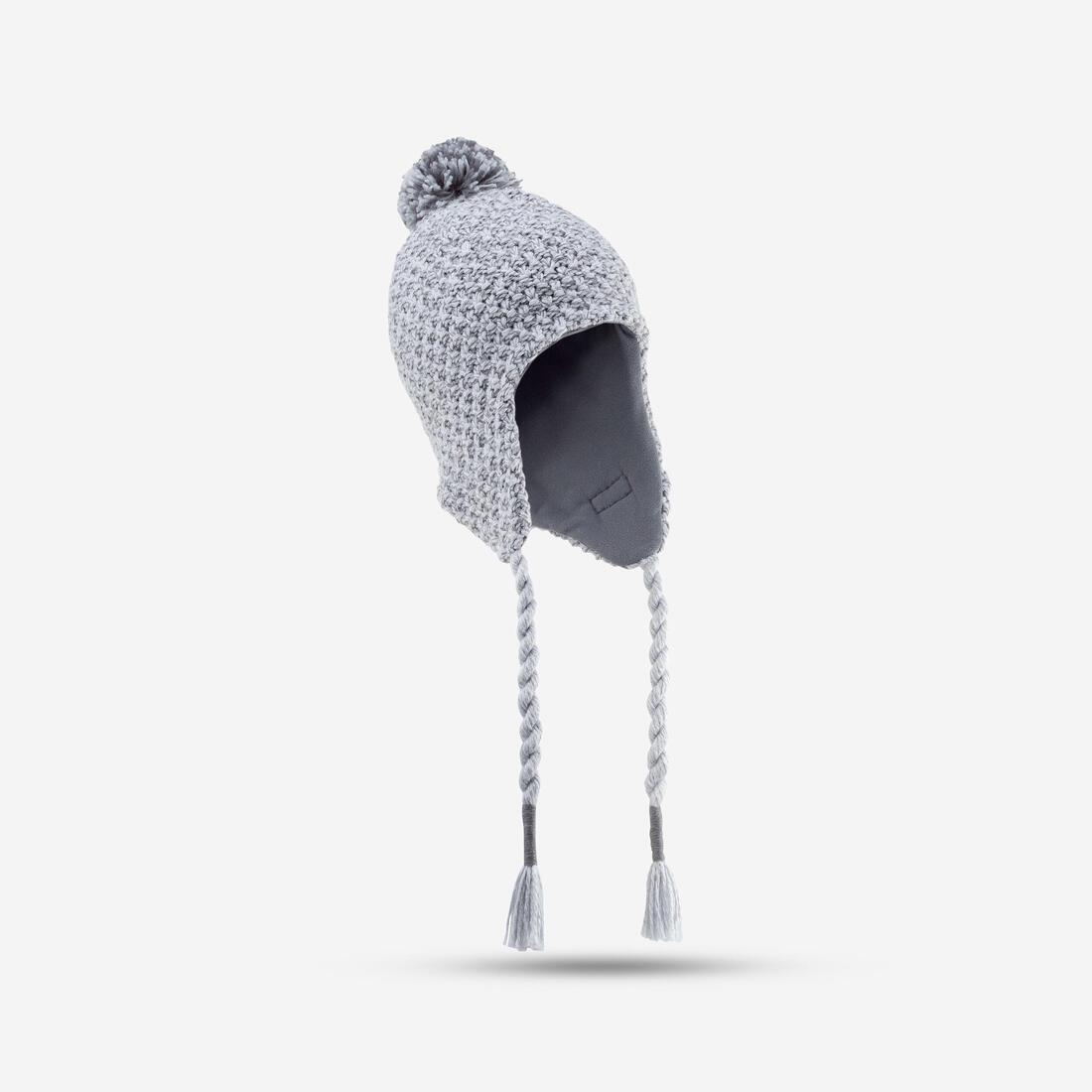 Kids Timeless Ski Peruvian Hat, Grey, No Color, large image number 11